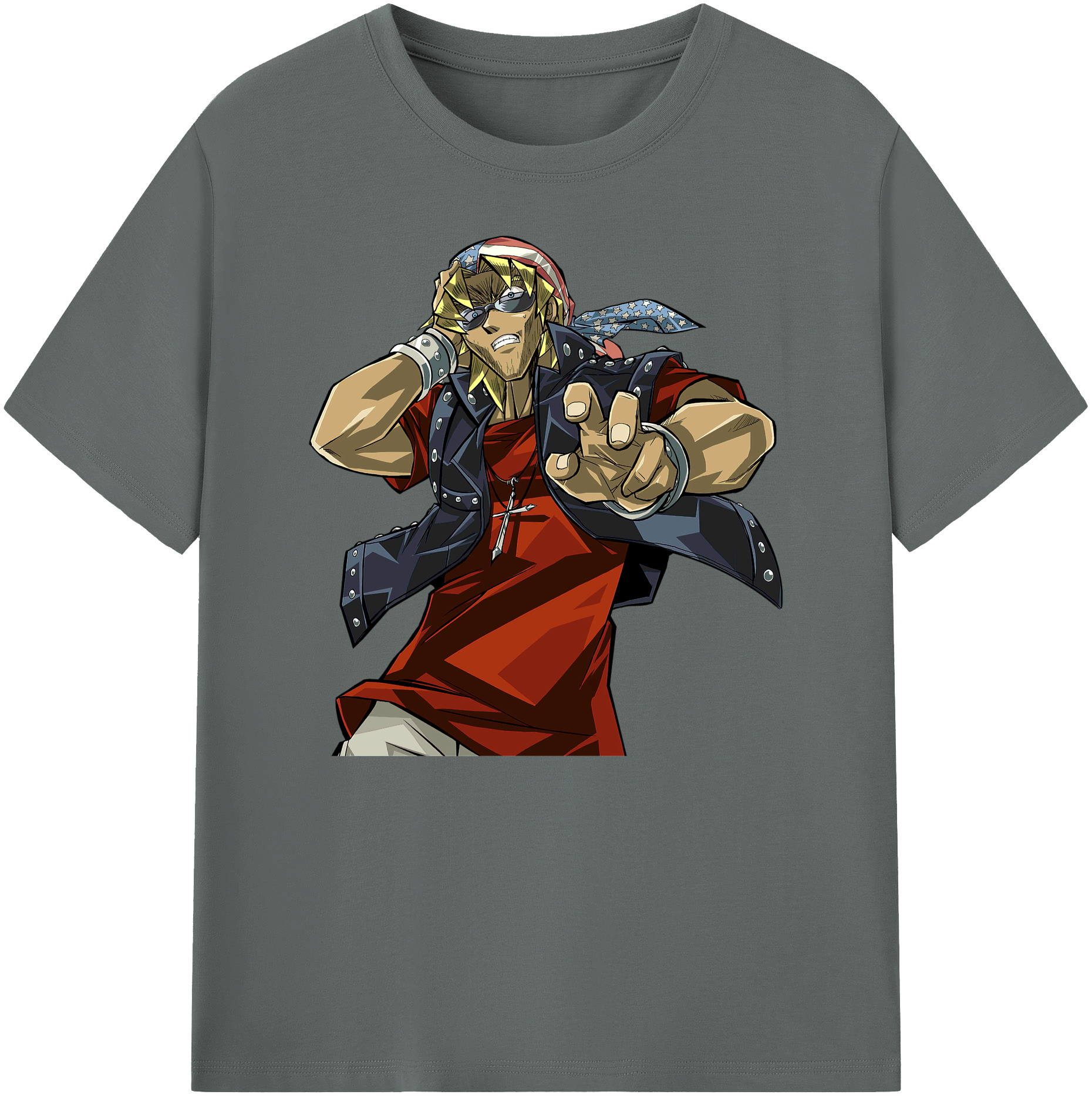 （画像用） 遊☆戯☆王 Yu-Gi-Oh! 綿100％ メンズ半袖Tシャツ｜肌触りやわらか＆通気性